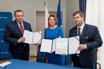  Podpisanie umowy ze Szpitalem Zakonu Bonifratrów w Katowicach / fot. BP UMWS 